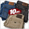 BOX 10 jeans firmati Grado A