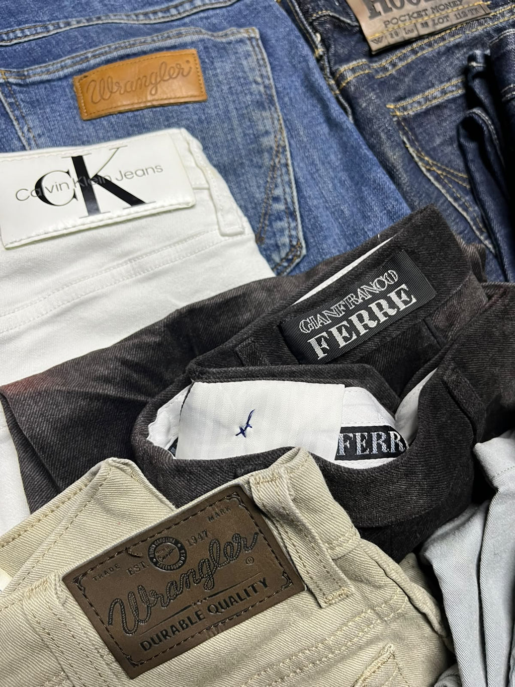 Box kg jeans firmati grado A