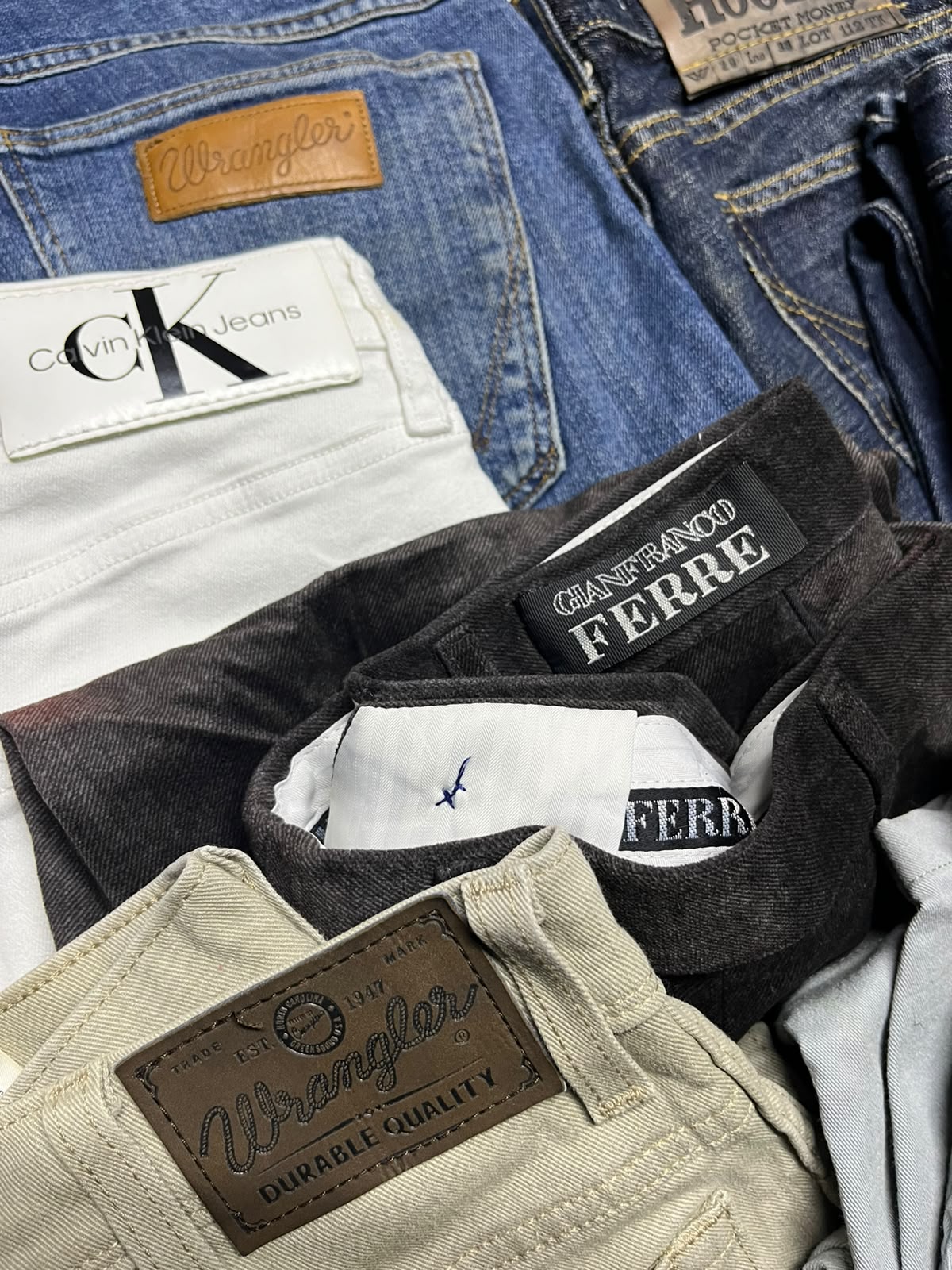 Box kg jeans firmati grado A