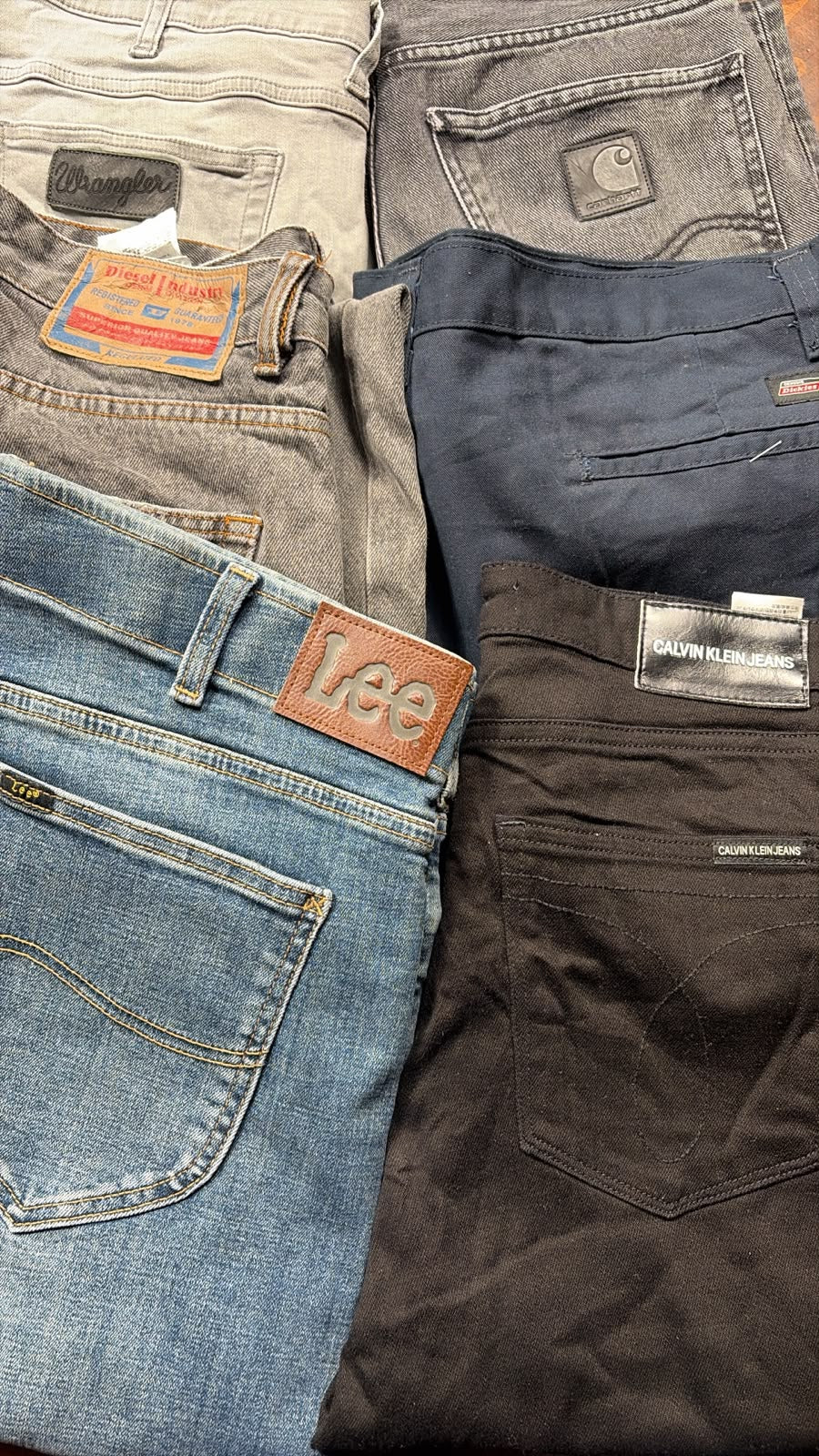 BOX 10 jeans firmati Grado A
